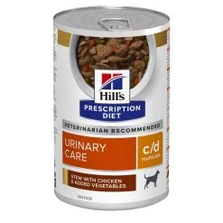 Hill's Prescription Diet C/D Multicare Boîtes Pour Chien Poulet Et Légumes - 12 X 354g