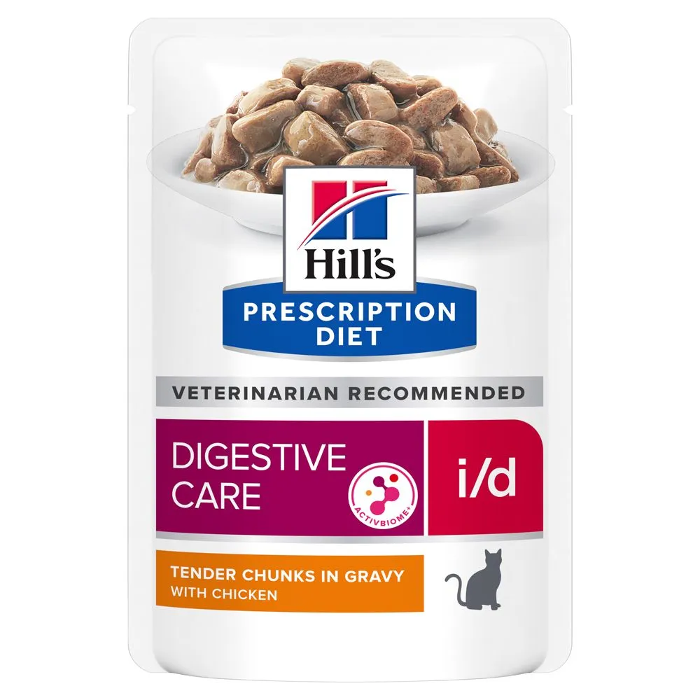 Hill's Prescription Diet I/D AB+ Sachets Au Poulet - 12 X 85g 1 Hill's Prescription Diet I/D AB+ Sachets Au Poulet - 12 X 85g