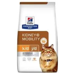 Hill's Prescription Diet K/D J/D Kidney + Mobility Croquettes Pour Chat Au Poulet - 3Kg