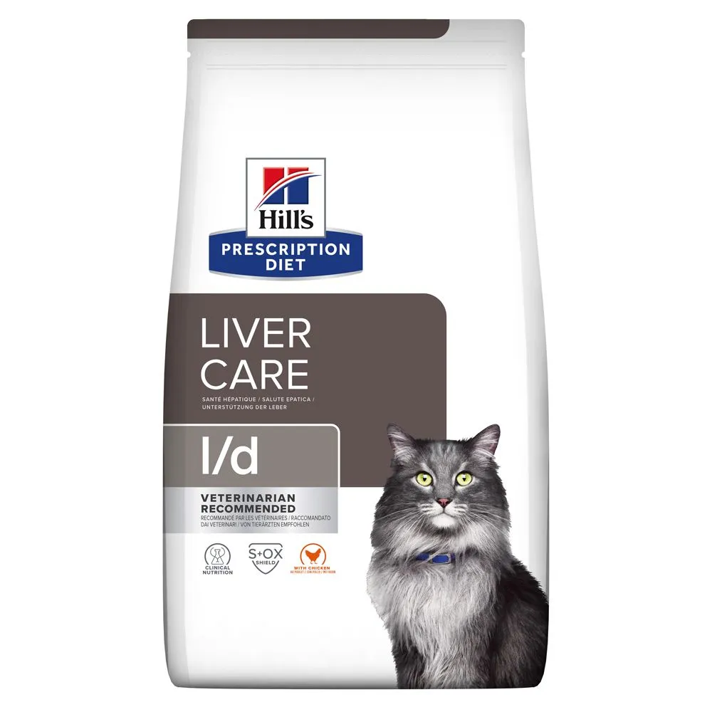 Hill's Prescription Diet L/D Croquettes Pour Chat Au Poulet 1,5 Kg 1 Hill's Prescription Diet L/D Croquettes Pour Chat Au Poulet 1,5 Kg