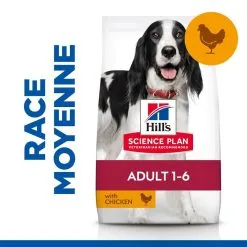 Hill's Science Plan Chien Adult Medium Poulet -Hill’s Soldes Magasin 1646045036528 full
