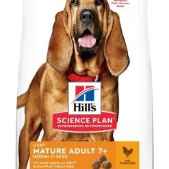 Hill's Science Plan Chien Mature Adult 7+ Light Medium Poulet