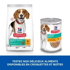 Hill's Science Plan Chien Adult Perfect Weight Medium Poulet -Hill’s Soldes Magasin 1646069149097 full