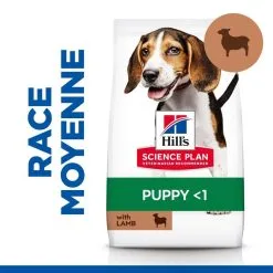 Hill's Science Plan Chien Puppy Medium Agneau -Hill’s Soldes Magasin 1646151204353 full
