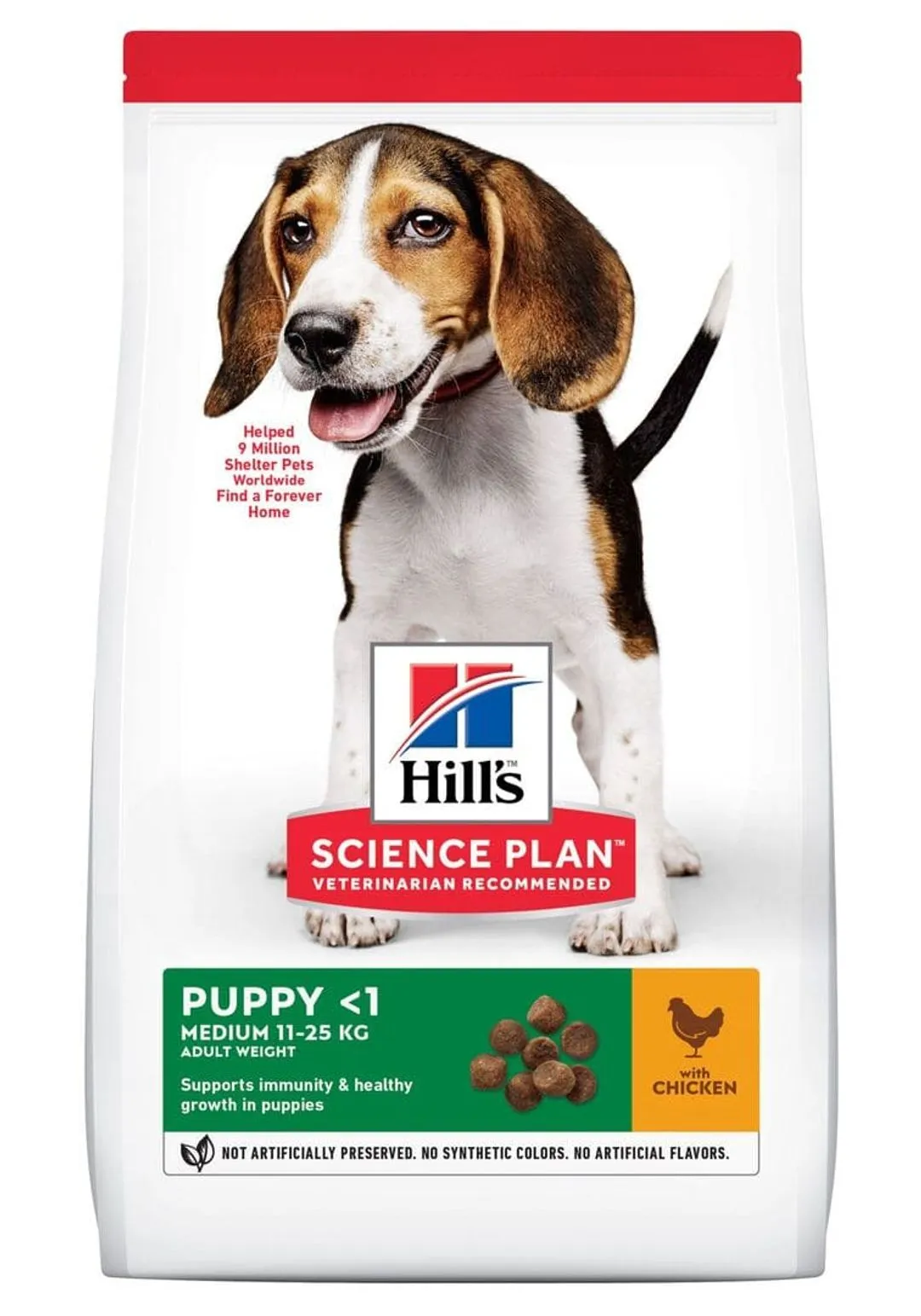 Hill's Science Plan Chien Puppy Medium Poulet 1 Hill's Science Plan Chien Puppy Medium Poulet
