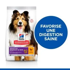 Hill's Science Plan Chien Adult Sensitive Stomach & Skin Medium Poulet -Hill’s Soldes Magasin 1646152557172 full