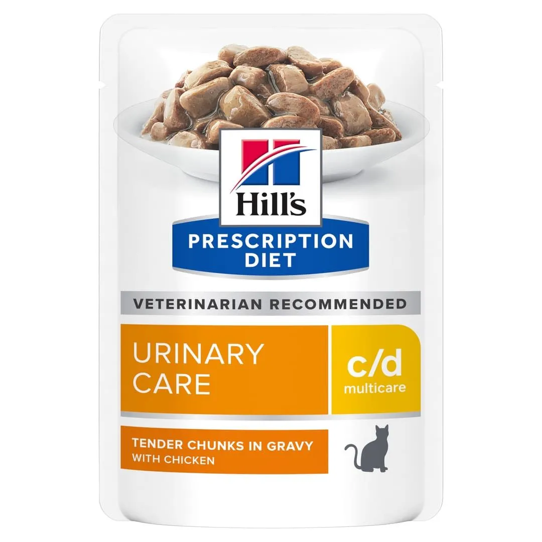 Hill's Prescription Diet Chat C/d Urinary Multicare Sachet Poulet 1 Hill's Prescription Diet Chat C/d Urinary Multicare Sachet Poulet