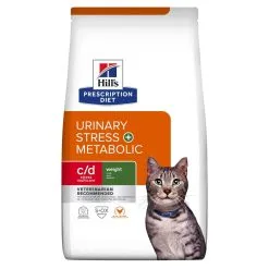Hill's Prescription Diet Chat C/d Urinary Stress Multicare+Metabolic Poulet