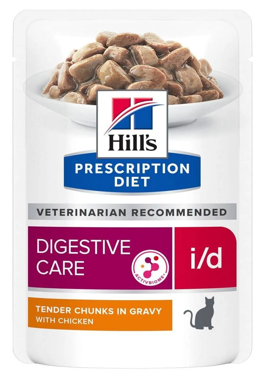 Hill's Prescription Diet Chat I/d Digestive Sachet Adult & Kitten Poulet 1 Hill's Prescription Diet Chat I/d Digestive Sachet Adult & Kitten Poulet