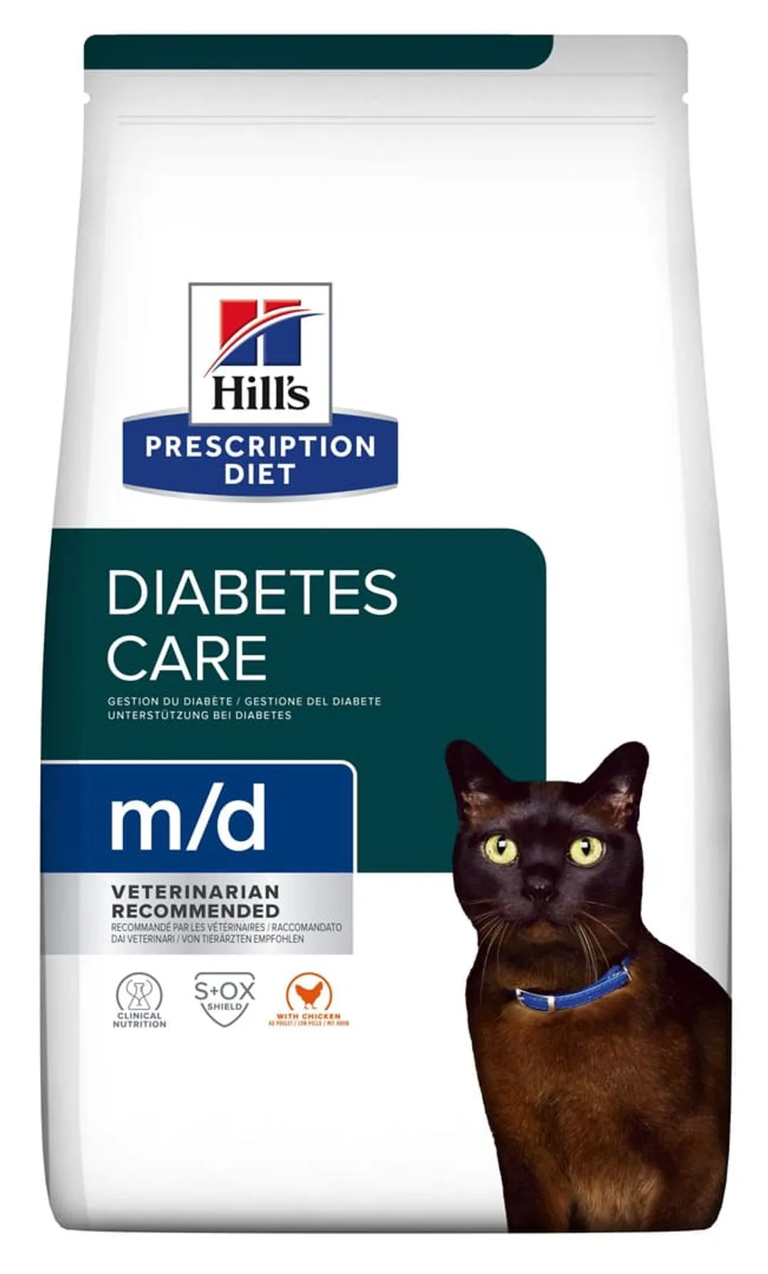 Hill's Prescription Diet Chat M/d Diabetes Poulet 1 Hill's Prescription Diet Chat M/d Diabetes Poulet