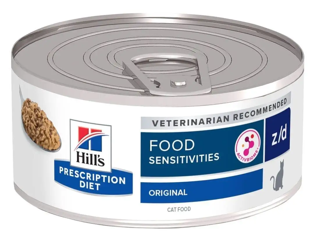Hill's Prescription Diet Chat Z/d Food Sensitivities Boîte 1 Hill's Prescription Diet Chat Z/d Food Sensitivities Boîte