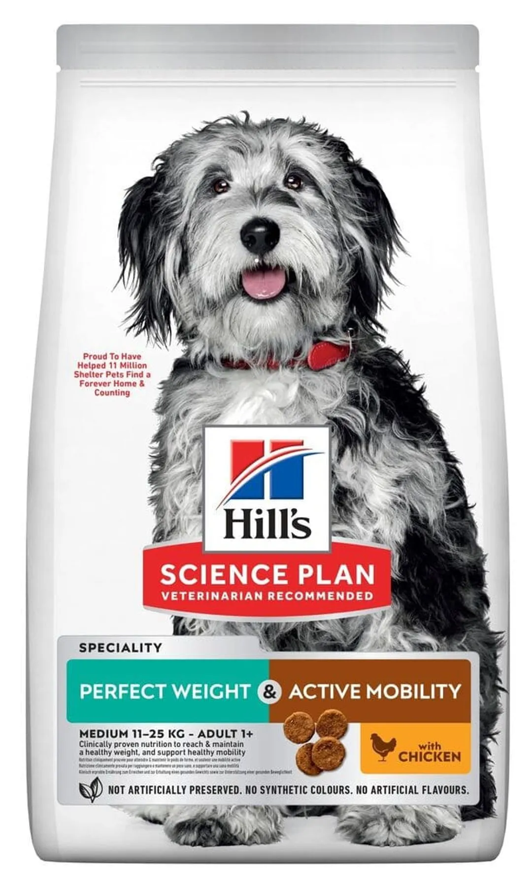 Hill's Science Plan Chien Adulte Medium Perfect Weight & Active Mobility 1 Hill's Science Plan Chien Adulte Medium Perfect Weight & Active Mobility