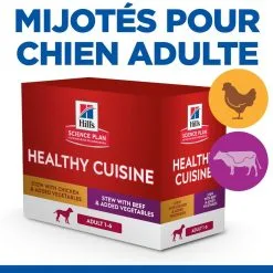 Hill's Hill’s Science Plan Chien Adult Mijotés Healthy Cuisine Poulet Bœuf 14 Hill's Hill’s Science Plan Chien Adult Mijotés Healthy Cuisine Poulet Bœuf -Hill’s Soldes Magasin 1654590215051 full