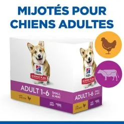 Hill's Hill’s Science Plan Chien Adulte Small & Mini Healthy Cuisine Mijoté Poulet & Bœuf 12 Hill's Hill’s Science Plan Chien Adulte Small & Mini Healthy Cuisine Mijoté Poulet & Bœuf -Hill’s Soldes Magasin 1654595950353 full