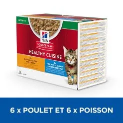 Hill's Hill’s Science Plan Chat Kitten Mijotés Healthy Cuisine Poulet Poisson -Hill’s Soldes Magasin 1654606460968 full