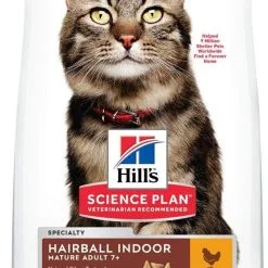 Hill's Science Plan Chat Mature Adult 7+ Hairball Indoor Poulet