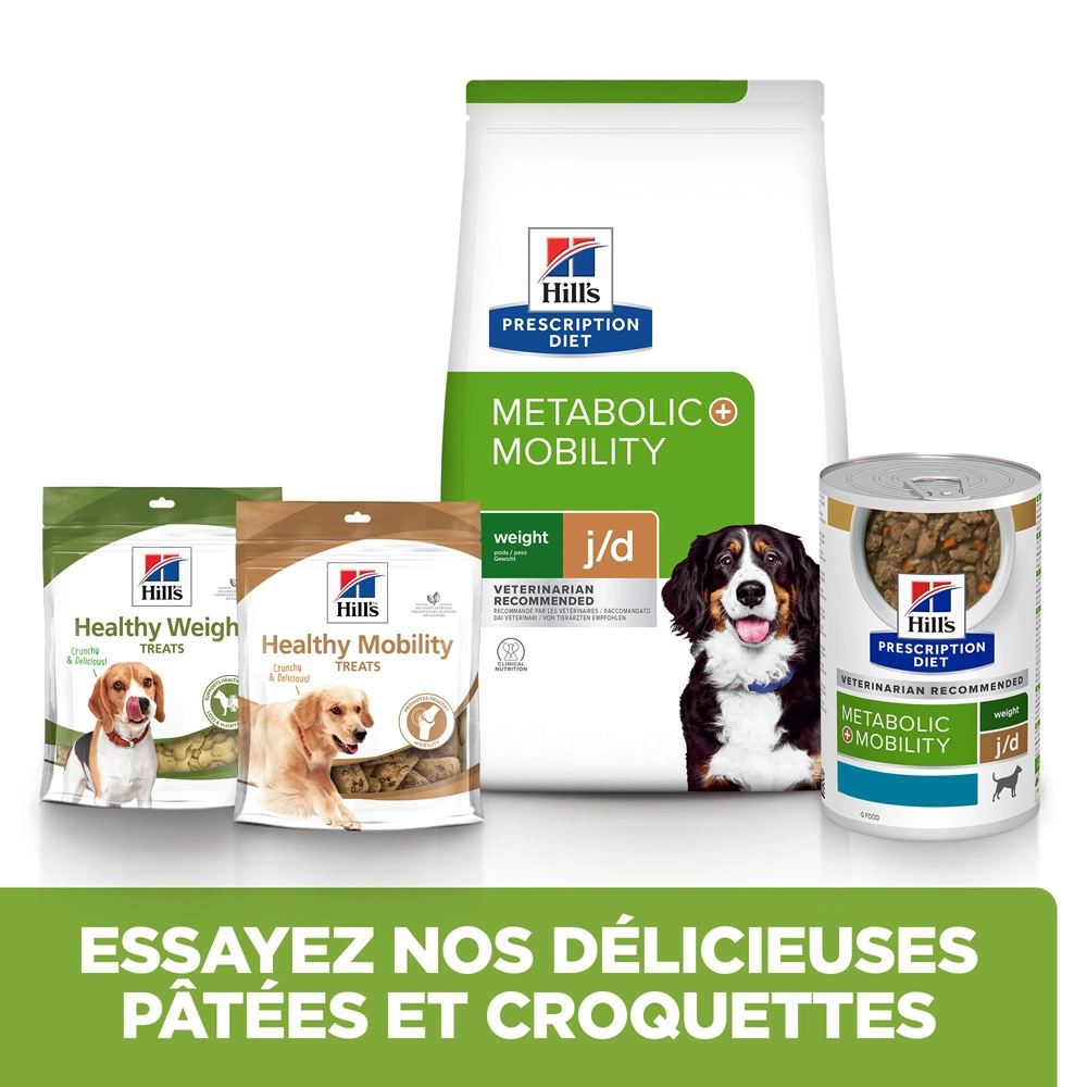 Hill's Prescription Diet Metabolic + Mobility Croquettes Pour Chien Au Poulet 4 Kg 6 Hill's Prescription Diet Metabolic + Mobility Croquettes Pour Chien Au Poulet 4 Kg – Image 6