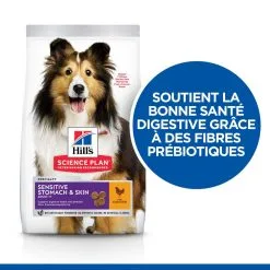 Hill's Hill’s Science Plan Adult Sensitive Stomach & Skin Poulet 14kg -Hill’s Soldes Magasin 52742026091 2 science plan sensitive stomach skin chien adulte medium croquettes poulet