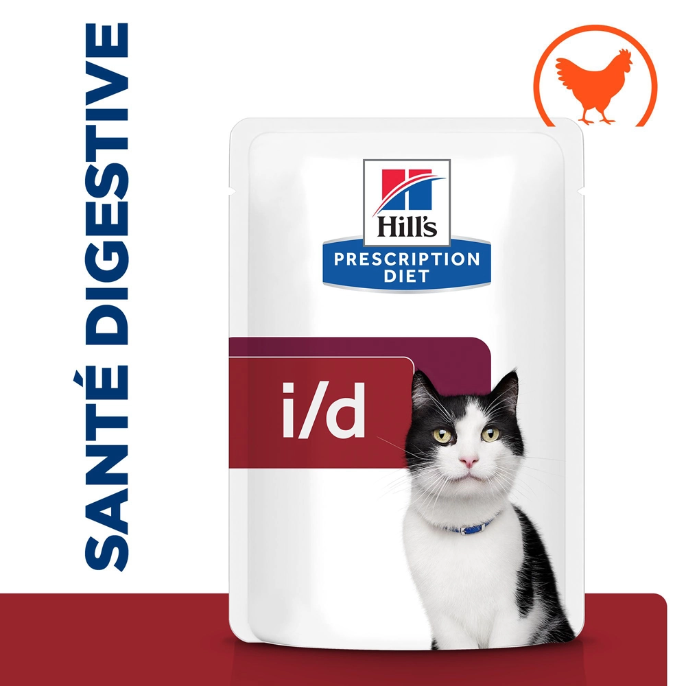 Hill's Prescription Diet I/D AB+ Sachets Au Poulet - 12 X 85g 2 Hill's Prescription Diet I/D AB+ Sachets Au Poulet - 12 X 85g – Image 2