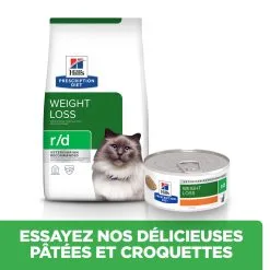 Hill's Prescription Diet R/d Weight Loss Croquettes Pour Chat Au Poulet - 3Kg -Hill’s Soldes Magasin 52742048185 5 FR