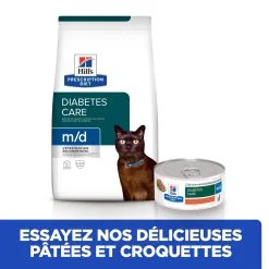Hill's Prescription Diet M/D Croquettes Pour Chat Au Poulet 1,5 Kg -Hill’s Soldes Magasin 52742048208 5 FR 1