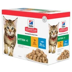 Hill's Hill’s Kitten Classic Selection Multipack Poulet 12x85g -Hill’s Soldes Magasin 52742211503 1 1 science plan chaton sachet repas pack mixte poulet poisson