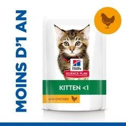 Hill's Hill’s Kitten Classic Selection Multipack Poulet 12x85g -Hill’s Soldes Magasin 52742211503 5 science plan chaton sachet repas pack mixte poulet poisson