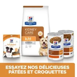 Hill's Prescription Diet K/D Kidney Care Croquettes Pour Chien Au Poulet - 1.5Kg -Hill’s Soldes Magasin 52742918204 5 FR