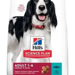 Hill's Science Plan Adult Medium Breed Thon & Riz 12kg