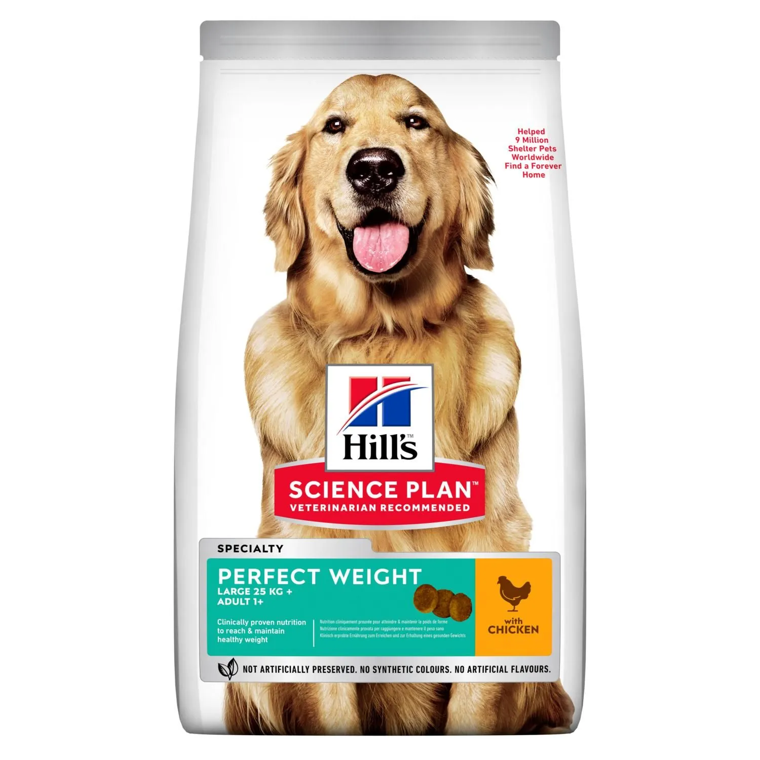 Hill's Adult Perfect Weight Large Breed With Chicken 12kg 1 Hill's Adult Perfect Weight Large Breed With Chicken 12kg