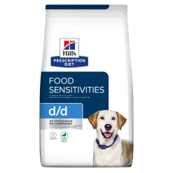 Hill's Prescription Diet D/D Sensitivities Pour Chien Au Canard Et Au Riz 1,5Kg